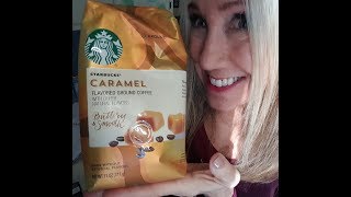 Starbucks Caramel Ground Coffee Review by Kim Townsel [upl. by Pearse102]