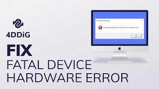 7 WaysHow to Fix The Request Failed Due to a Fatal Device Hardware Error without Losing Data [upl. by Ailecnarf]