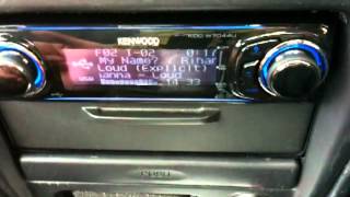 Kenwood W7044U E11 Corolla Head unit install [upl. by Tirb]