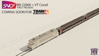 SNCF BB22000  VT Corail For TSW4 Early Work in Progress  First Preview Trailer 4K [upl. by Annasoh961]