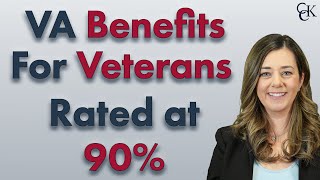 What are the VA Benefits Available for Veterans Rated 90 Disabled [upl. by Edya]