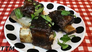 How to make BBQ Short Ribs in the Toaster Oven [upl. by Mccowyn]