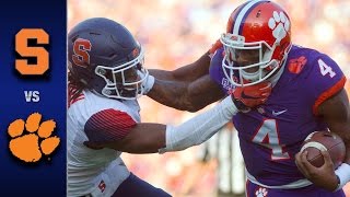 Syracuse vs Clemson Football Highlights 2016 [upl. by Benilda]