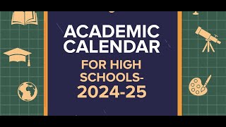 AP High Schools Academic Calendar 202425 AP School Academic Calendar 202425 అకడమిక్ క్యాలెండర్ [upl. by Onitsuj]