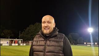 INTERVIEW  Manager Ryan Cresswell on defeat to Ashton United [upl. by Nunnery]