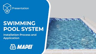 Mapei MEEA  Application Procedure  Waterproofing Swimming pool System [upl. by Naima]