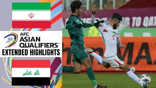 Iran vs Iraq Extended Highlights  AFC Asian Qualifiers  CBS Sports Golazo [upl. by Odlamur]