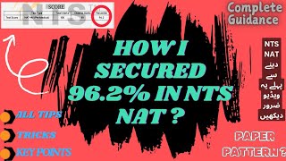 NTS NAT Test Preparation 2024  How I got 962 😱  Must Watch  Follow All Tips and Tricks [upl. by Timothee]