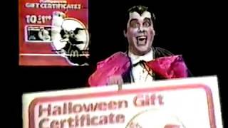 1982 McDonalds Halloween Gift Certificate Commercial  Count Scary Detroit Horror Host [upl. by Limaj814]