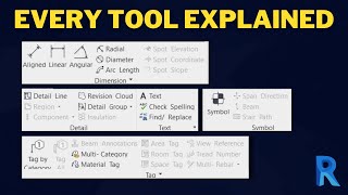 Develop your Designs with these TOOLS in Revit tutorials  Annotation Panel in Revit [upl. by Dareg]