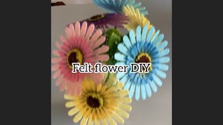 DIY Felt Flower Kit 🌻  Fun Amazon DIY’s [upl. by Northey]