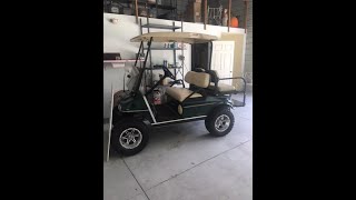 Club Car Golf Cart Suspension Rebuild [upl. by Sullecram]