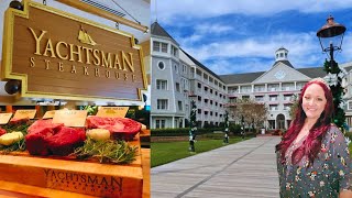 Yachtsman Steakhouse Review At Disneys Yacht Club Resort  Disney Vlog  Walt Disney World Video [upl. by Akino613]