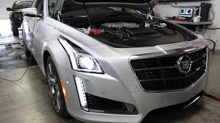 2014 Cadillac CTS VSport Baseline Testing at Hennessey [upl. by Sonya]