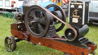 Stationary Engines At Stoke Prior Steam Rally 2023 [upl. by Ignatius]