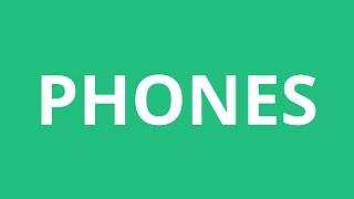 How To Pronounce Phones  Pronunciation Academy [upl. by Ilime]