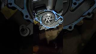 Ford 460 water pump installation gaskets plate [upl. by Petie]