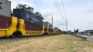 PCRC 1872 leads container train [upl. by Healion]