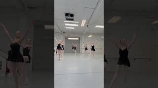 Lets do Pointe Combination in Center  Vaganova training in California dance ballet [upl. by Wardlaw647]