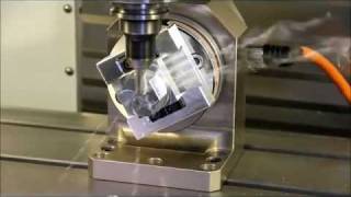 KME CNC Indexer Demo 4 Axis Machining and Turn Milling on a VMC [upl. by Seni630]