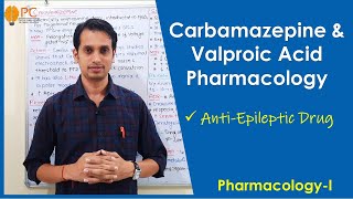 Carbamazepine and Valproic Acid Pharmacology  Antiepileptic Drugs Pharmacology Part 3 [upl. by Voltz514]