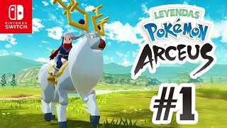 Primeras 2 horas de Leyendas Pokémon Arceus  Gameplay 1 juego completo en Español  Switch [upl. by Saum]