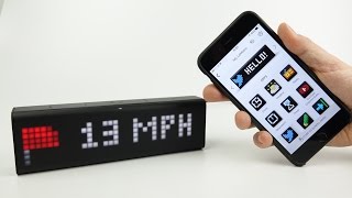 Review LaMetric Time  WiFi App enabled Smart clock [upl. by Effy]