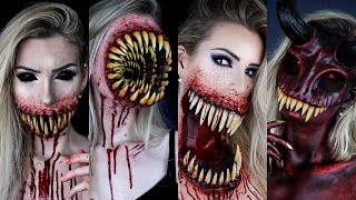 My Best Monsters HALLOWEEN SFX MAKEUP TUTORIALS  Scary Special Effects Compilation [upl. by Anidam]