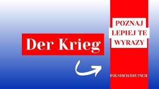 PODSTAWY NIEMIECKIEGO  WOJNA wojna deutsch polnisch naukaniemieckiego [upl. by Marylou]