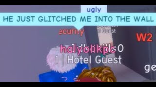 GETTING SUSPENDED FOR CUFF ABUSING AT BLOXTON HOTELS  ROBLOX Trolling [upl. by Thirzi925]