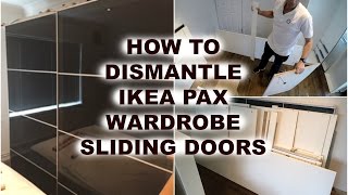 IKEA PAX WARDROBE DISMANTLING [upl. by Jasmine]