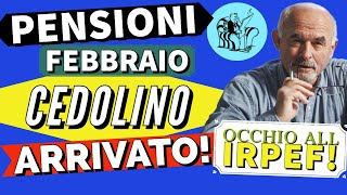 ⚡️ PENSIONI CEDOLINO FEBBRAIO ARRIVATO❗️ MA ATTENZIONE ALL IRPEF❗️🔎 🤷 [upl. by Bernadene]