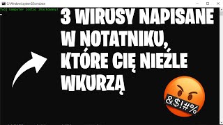 JAK NAPISAĆ WIRUSA W NOTATNIKU [upl. by Mckale]