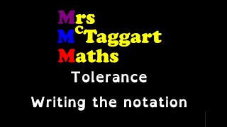 writing tolerance notation [upl. by Carlo]