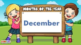 Months of the year song for kids  English Months song for children  Kindergarten Months song [upl. by Dory]