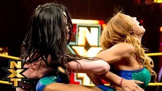 Paige vs Sasha Banks WWE NXT March 13 2014 [upl. by Sauncho118]