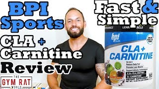 CLA  Carnitine Weight Loss Supplement BPI Sports Review [upl. by Rotman]