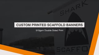 Custom Printed Scaffold Banners  510gsm Double Sided Print [upl. by Noval395]