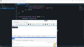 ES6 Tutorial 7 async and await [upl. by Akirahs678]