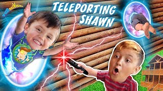 TELEPORTING SHAWN Magic Mountain Cabin House FUNnel Fam Magic Vision [upl. by Lartnom]