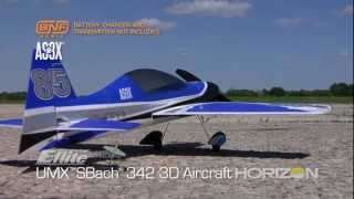 UMX Sbach 342 3D BNF Basic with AS3X Technology by Eflite [upl. by Appledorf]