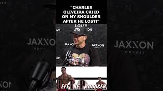 Former UFC Champion quotCHARLES OLIVEIRA CRIED ON MY SHOULDER after he LOSTquot says UFC HOF CUB SWANSON [upl. by Jephum]