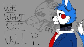 FNaCWIP We Want Out by DAgames ANIMATED FlipaClip [upl. by Anidal]