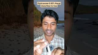 Fluticasone nasal spray uses  How to Use medicine nasalSpray nezaflowintelugu [upl. by Ytissahc]