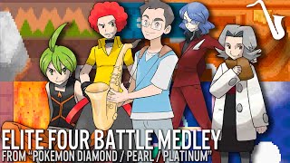 Pokémon DPPt Sinnoh Elite Four Battle Medley  insaneintherainmusic [upl. by Enahsed668]