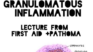 Pathology Lecture Granulomatous Inflammation For fcps Part 1 and JCAT [upl. by Joerg406]