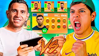 EDSON FDB vs DIBU MARTÍNEZ en DREAM LEAGUE SOCCER 2024 😱 El video más locoooo [upl. by Akilegna]