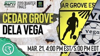 Cedar Grove Estate vs Dela Vega FC March 21 2019 SCFA Major League QuarterFinals Leg 2 [upl. by Nolly990]