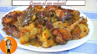 Conejo al ajo cabañil  Receta de Cocina en Familia [upl. by Kaliope]