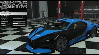 GTA 5  DLC Vehicle Customization  Truffade Thrax Bugatti Divo and Review [upl. by Halimak]